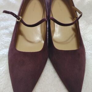 Firm 
Ann Taylor dress shoes size 8 1/2 brand new just bought .